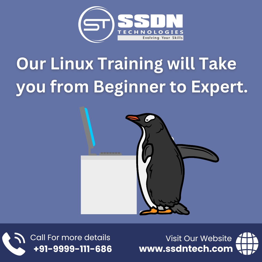 ssdntechnologie's tweet image. Join Now: bit.ly/41028Mi
Whatsapp Us: bit.ly/ssdntech-whats…

#SSDNTechnologies #LinuxTraining #OpenSourceMastery #TechSkills #ITTraining #LinuxAdministration #CommandLine #SystemSecurity #HandsOnExperience #CareerElevation #TechnologyEducation #LearnLinux