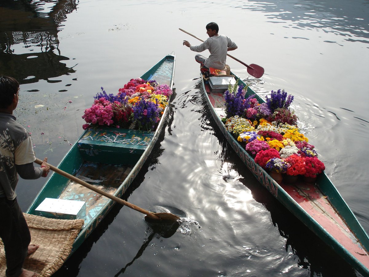 Florist's shikaras #Dal Lake #Sringar