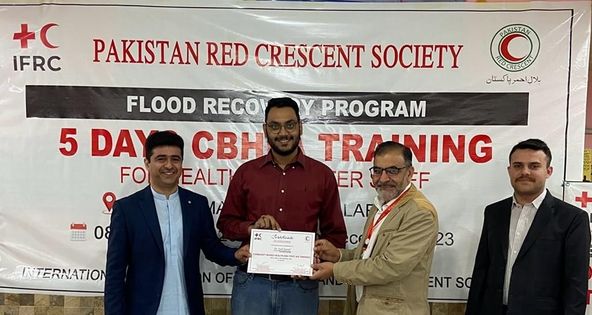 prcsindh's tweet image. A five-day training workshop took place in Larkana from December 8-12, 2023. Participants included staff from provincial headquarters, district branches, and the National Headquarters. The training was conducted by Mr. Rana Anwar, Mr. Waseem Abbas, and Ms. Priya.