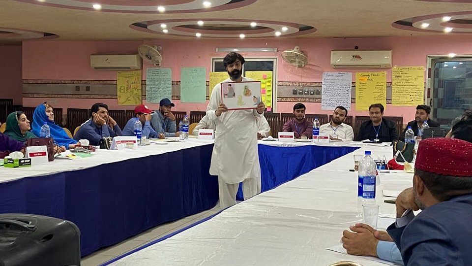 prcsindh's tweet image. A five-day training workshop took place in Larkana from December 8-12, 2023. Participants included staff from provincial headquarters, district branches, and the National Headquarters. The training was conducted by Mr. Rana Anwar, Mr. Waseem Abbas, and Ms. Priya.