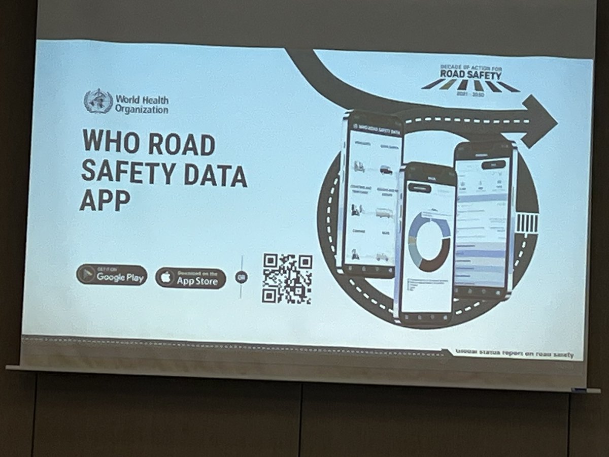 Want to check the progress of road safety or lack of the same for your country, download @WHO #RoadSafety App Full report is here: bit.ly/GSR-2023-report