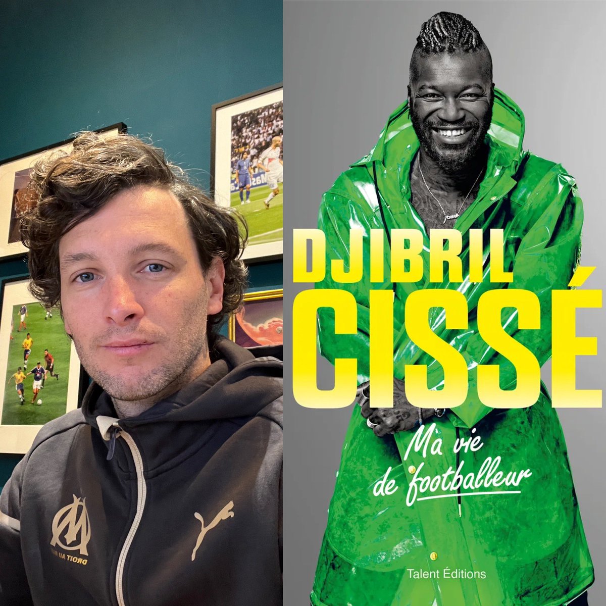 On se retrouve à 11h sur @lephoceen et sur @TwitchFR pour un OM au café avec Monsieur @DjibrilCisse à l’occasion de la sortie de son nouveau livre chez @TalentEditions