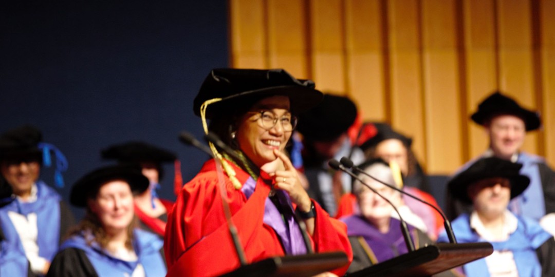Congratulations H.E Sri Mulyani Indrawati, doctor honoris causa, in recognition of exceptional contribution to economic development and reform at the highest levels, both within Indonesia and internationally.