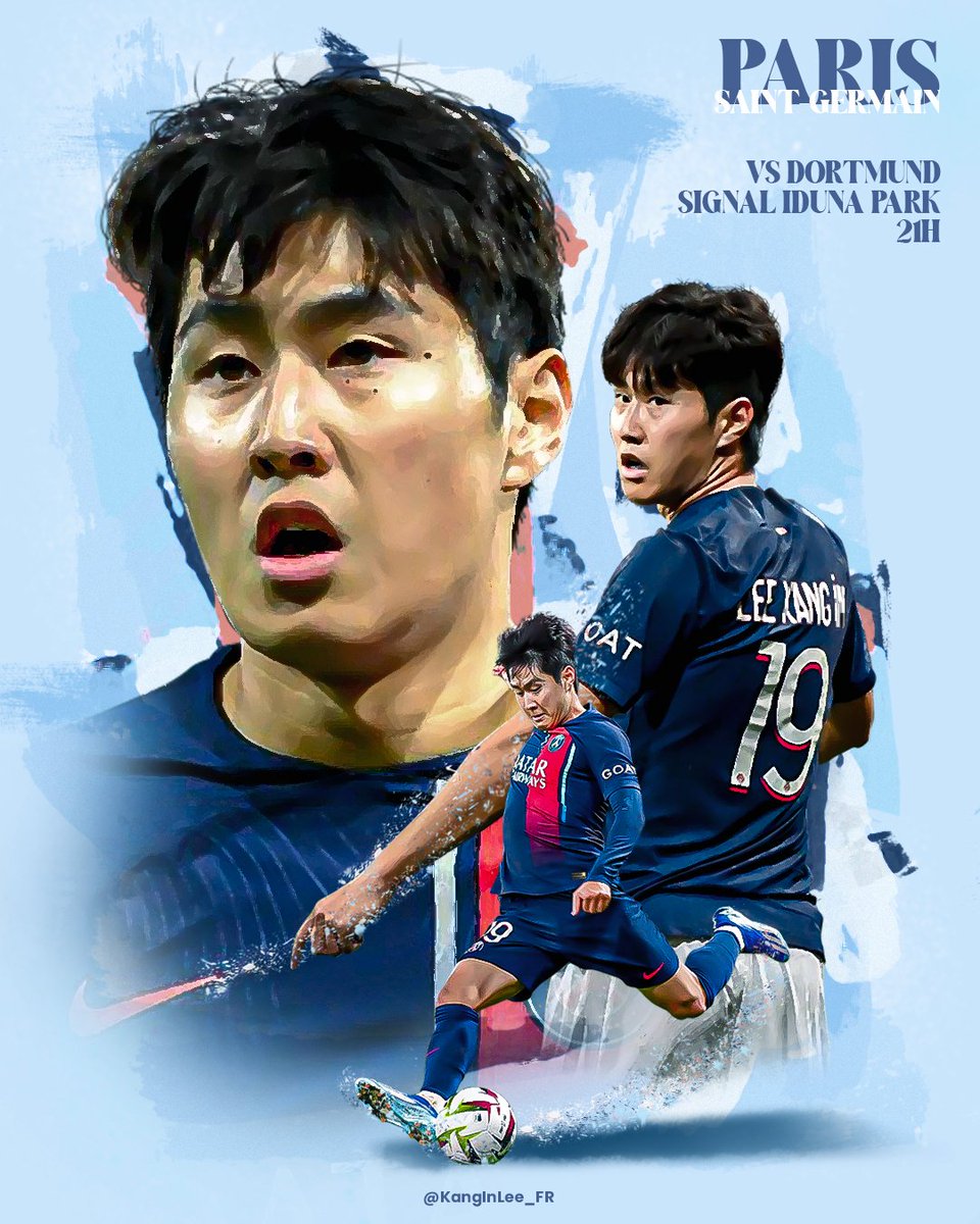 ⚔️ MATCH DAYYYYYYYY ⚔️

🆚️ Borussia Dortmund 
📆 13/12
⏳️ 21h00
🏆UCL
🏟 Signal Iduna Park 🇩🇪

🎨🐐 <a href="/Loop4real/">Loop4Real</a>
#Allez_Paris 🔴🔵