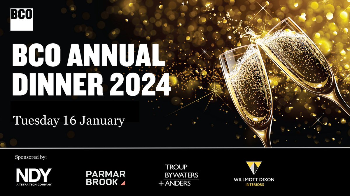 Reminder || Time is ticking, so head to the registration link now to ensure your tables are booked for the most awaited industry event to kickstart January 2024: ow.ly/78mu50Qi6b6🥂✨ #bcodinner #bcoevents