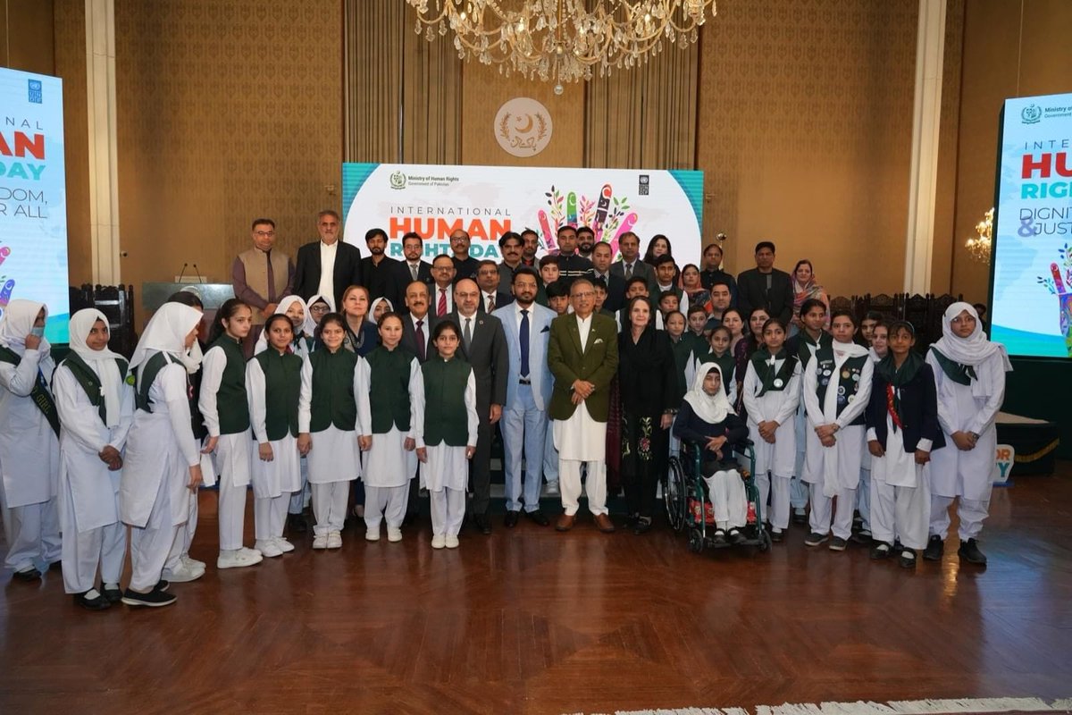 Child Rights Movement (@crmpakistan) on Twitter photo The Ministry of Human Rights commemorated International Human Rights Day on December 8, 2023, at the Presidency, Islamabad in collaboration with <a href="/UNDP_Pakistan/">UNDP Pakistan</a>, <a href="/NacgPakistan/">NACG Pakistan</a>, <a href="/CRMPakistan/">Child Rights Movement</a>, and <a href="/UGOODngo/">UGOOD</a> The Ministry of Human Rights commemorated International Human Rights Day on December 8, 2023, at the Presidency, Islamabad in collaboration with <a href="/UNDP_Pakistan/">UNDP Pakistan</a>, <a href="/NacgPakistan/">NACG Pakistan</a>, <a href="/CRMPakistan/">Child Rights Movement</a>, and <a href="/UGOODngo/">UGOOD</a>