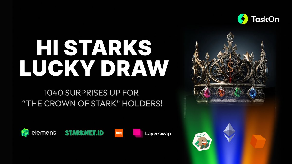Element_Market's tweet image. Hi, Starks family! 🌟✨

'The Crown of Stark' #LuckyDraw is coming! 🔥 We know you've been waiting for it! 🤩

🌟Let's light up this Christmas season with warmth and joy! 🎄🎅A total of 1040 surprises up for grabs! We'll kick off the Lucky Draw on Dec. 13th 10am UTC! 🎁 'The…