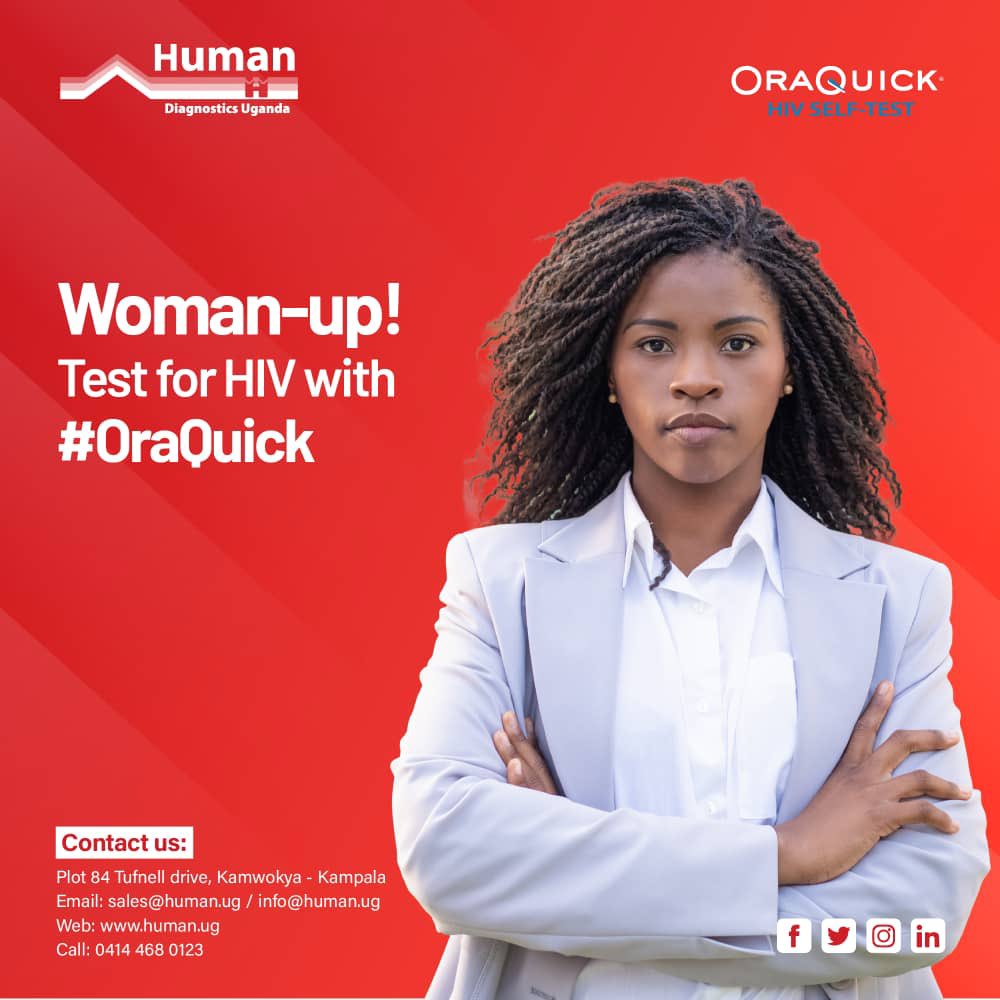 It's WCW👸...
Woman up and test for HIV with #OraQuickHIVSelfTest .

It's important to #TestBeforeYouTaste