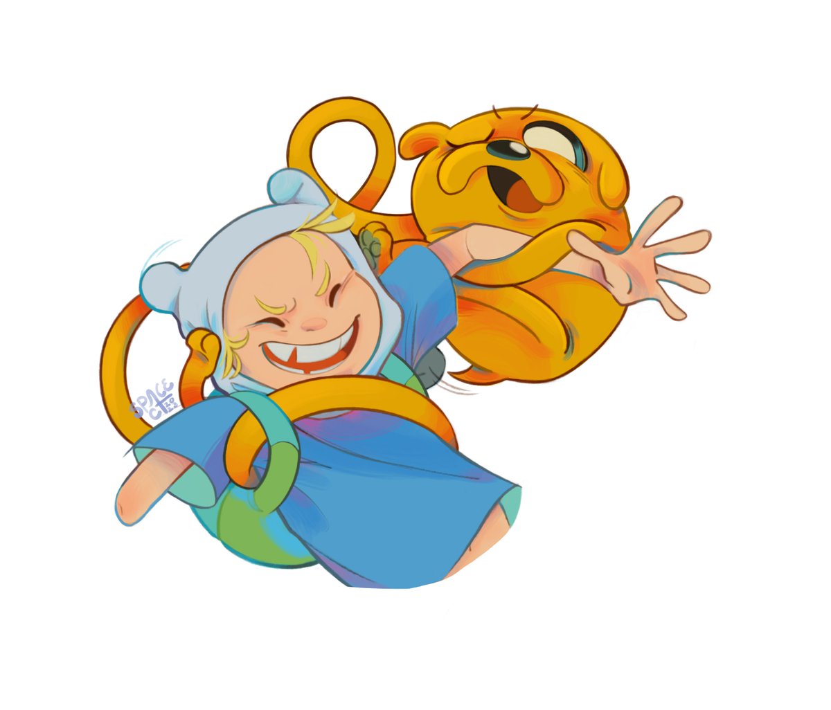 「Thread of some adventure time stickers i」|SpaceCat ⭐️のイラスト