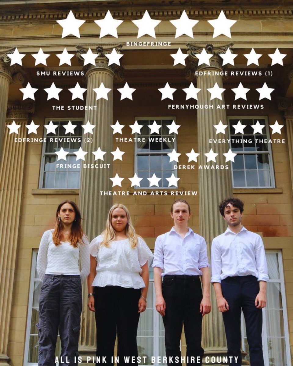 Lion & Unicorn Theatre (@landutheatre) on Twitter photo This weekend - our final show of the year is All is Pink in West Berkshire County from <a href="/AllisPink_/">All is Pink in West Berkshire County</a> - a deliciously scandalous black Christmas comedy following one family's darkest cravings amidst a national meat ban.
🎭 15-17 Dec | 7.30pm
🎟️ app.lineupnow.com/event/all-is-p… This weekend - our final show of the year is All is Pink in West Berkshire County from <a href="/AllisPink_/">All is Pink in West Berkshire County</a> - a deliciously scandalous black Christmas comedy following one family's darkest cravings amidst a national meat ban.
🎭 15-17 Dec | 7.30pm
🎟️ app.lineupnow.com/event/all-is-p…