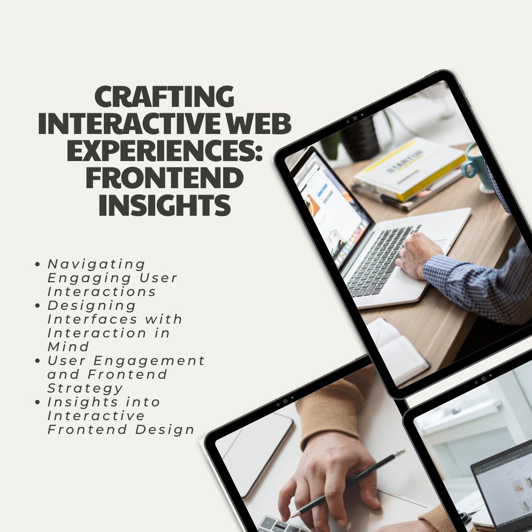 DaniqueVyent's tweet image. Elevate your web presence with interactive brilliance! 🌐✨ Dive into frontend insights that shape captivating digital experiences.
#InteractiveWebDesign #FrontendExcellence #WebExperienceCrafting #DigitalInnovation #UserEngagement