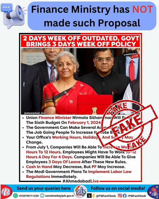 Messages of various claims regarding Budget 2024 have gone viral