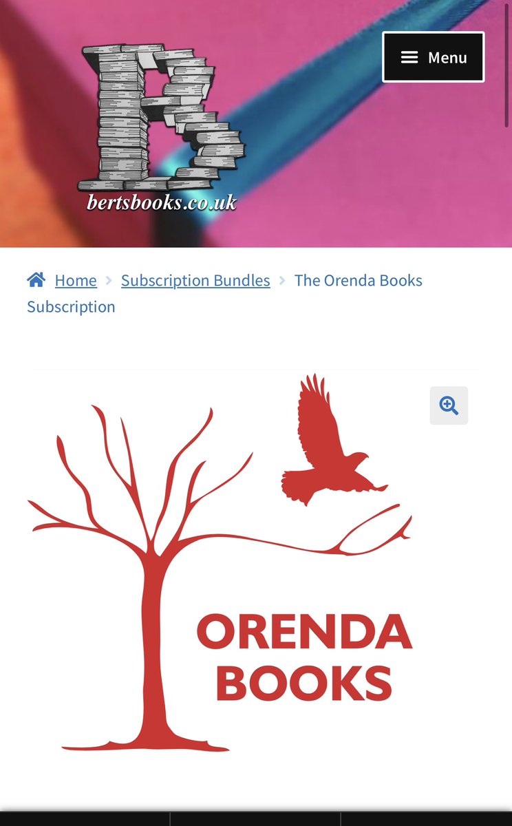 Xmas giveaway! I have a @bertsbooks subscription to an ‘Orenda bundle’ which means bi-monthly I get 2 books from this wonderful indie publisher @OrendaBooks & bookshop. It’d make a great Xmas gift. RT & I will pick a winner at random 19/12/24 to gift this bundle to next year.