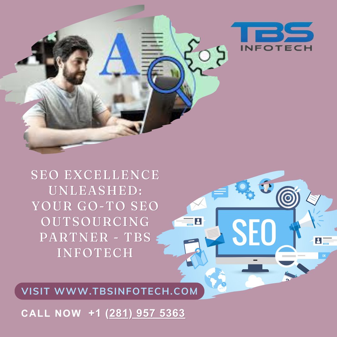 🚀 Elevate your online presence with TBS Infotech, your trusted SEO outsourcing company. 🌐 Our expert team crafts tailored strategies to boost your rankings, drive organic traffic, and enhance your digital footprint.

#SEOOutsourcing #DigitalGrowth #TBSInfotechSEO #SEOAgency
