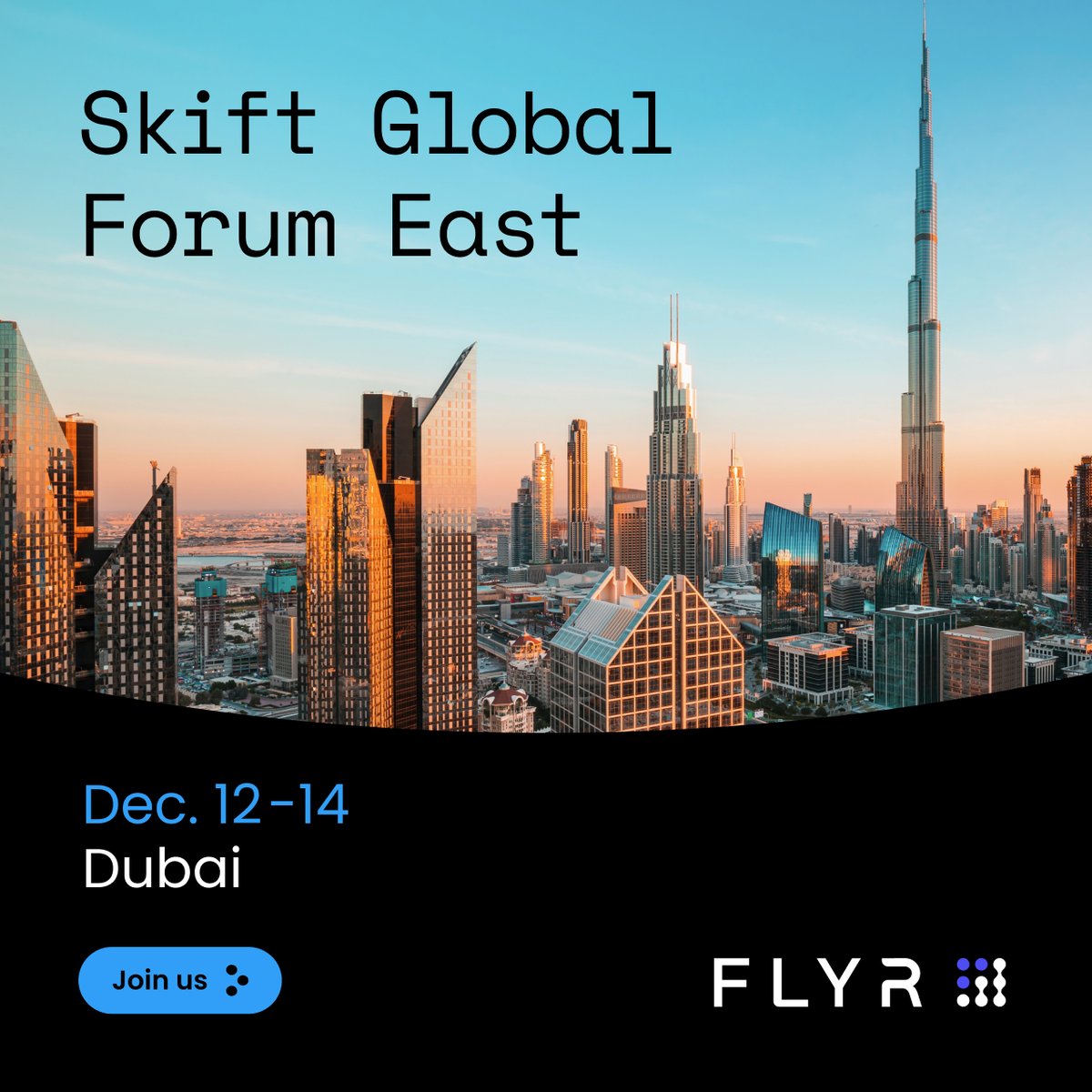 This week, FLYR is at the Atlantis The Royal Dubai for @Skift Global Forum East. Over these next two days, we'll hear from some of the most influential leaders in the industry and discuss the next phase of AI in travel. See you there! #AI #traveltech