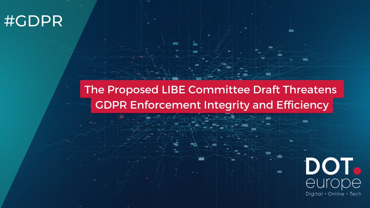 DOT Europe (@doteurope) on Twitter photo The <a href="/EP_Justice/">LIBE Committee Press</a> #EU #GDPR Rules Draft Report would undermine, rather than improve, GDPR cross-border enforcement. @cciaeurope, DOTEurope, <a href="/eco_EN/">eco International</a>, <a href="/euroispa/">EuroISPA</a>, <a href="/FEDMA/">FEDMA</a> & <a href="/ITI_TechTweets/">ITI</a> encourage members of <a href="/EP_Justice/">LIBE Committee Press</a> to consider the below recommendations🧵bit.ly/3RGcldZ The <a href="/EP_Justice/">LIBE Committee Press</a> #EU #GDPR Rules Draft Report would undermine, rather than improve, GDPR cross-border enforcement. @cciaeurope, DOTEurope, <a href="/eco_EN/">eco International</a>, <a href="/euroispa/">EuroISPA</a>, <a href="/FEDMA/">FEDMA</a> & <a href="/ITI_TechTweets/">ITI</a> encourage members of <a href="/EP_Justice/">LIBE Committee Press</a> to consider the below recommendations🧵bit.ly/3RGcldZ