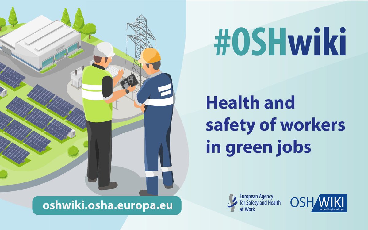 EU_OSHA's tweet image. ♻️ Want to know more about #SafetyandHealth of workers in green jobs?

🌿 Discover all about the benefits and challenges related to #OSH in our #OSHWiki article! 👇

oshwiki.osha.europa.eu/en/themes/heal…