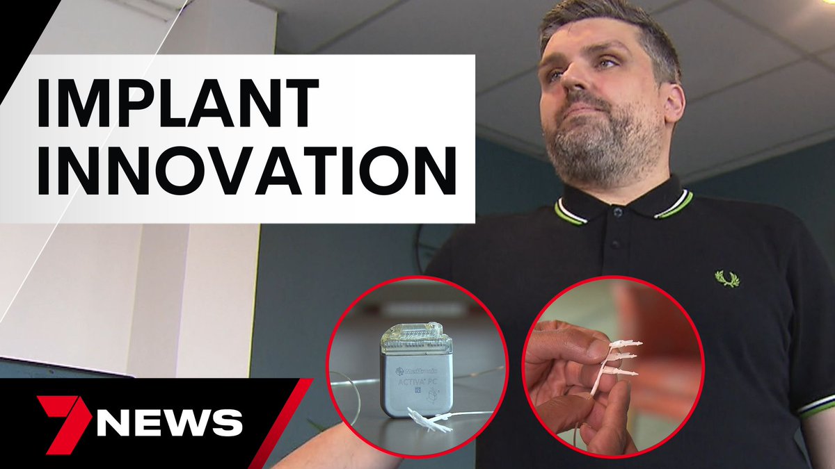 An Australian designed medical invention is giving new hope to sufferers of Crohn's disease. A Melbourne dad has undergone world-first surgery for an implant using electrical stimulation to prevent gut damage. youtu.be/tg5qz7JP6Fg @emma_os #7NEWS