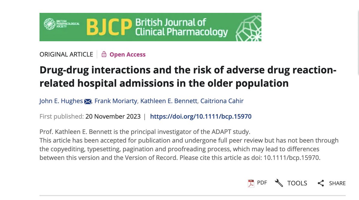 @epijohn.bsky.social (@_johne_) on Twitter photo Just published #OpenAccess in <a href="/BritJClinPharm/">British Journal of Clinical Pharmacology (BJCP)</a>, 2nd publication from my <a href="/IrishResearch/">We are now Research Ireland</a> funded PhD.
#DrugDrugInteractions #DDIs #AdverseDrugReaction #ADRs #Pharmacoepi #EpiTwitter #RxTwitter #ADRs #LoveIrishResearch #RStats #SAS #MyOneThousandTweet Just published #OpenAccess in <a href="/BritJClinPharm/">British Journal of Clinical Pharmacology (BJCP)</a>, 2nd publication from my <a href="/IrishResearch/">We are now Research Ireland</a> funded PhD.
#DrugDrugInteractions #DDIs #AdverseDrugReaction #ADRs #Pharmacoepi #EpiTwitter #RxTwitter #ADRs #LoveIrishResearch #RStats #SAS #MyOneThousandTweet