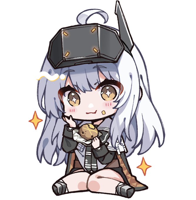 にしおぎさん( @kyouhanechaou )とゴッデス大集合フレークシールを作ったので冬コミ1日目に持ってきます。口リホワとリリスとレッドフードを担当しているぞ! #NIKKE 