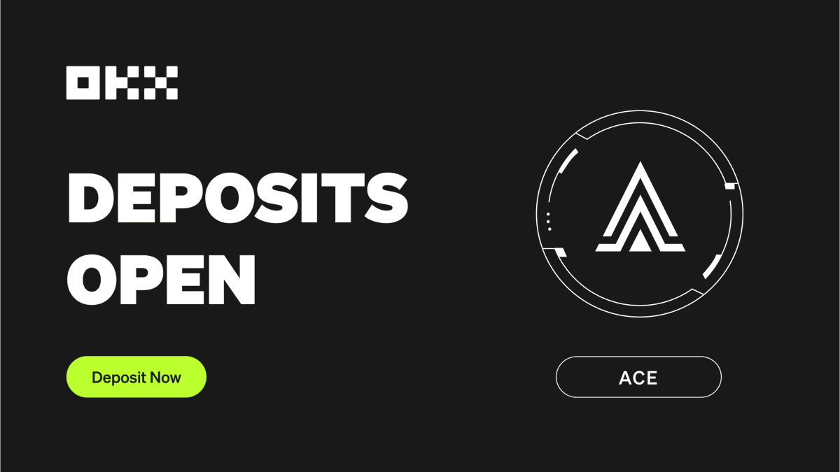 okx's tweet photo. Dive into the Endurance ecosystem, where social &amp; gaming are at the forefront 🫡

$ACE, the sole token of @fusionistio, get listed on #OKX!

▶ Deposits: OPEN 🟢
📈 Spot Trading: 6:00 am Dec 18 (UTC)

Learn more: https://t.co/UTujJ9iByo https://t.co/SmCxypB2jS