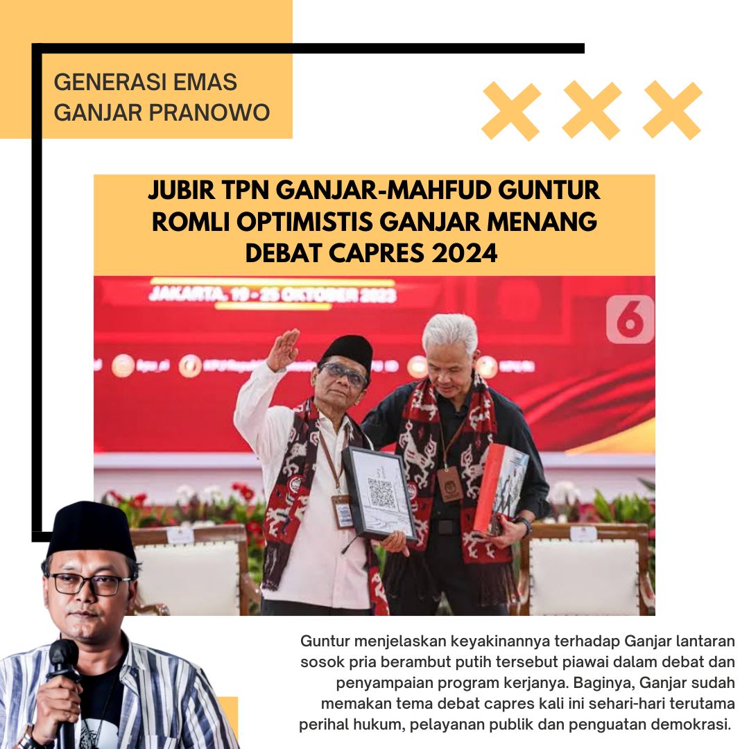 Ganjar-Mahfud Terbukti Unggul Dalam Debat Capres 
Ganjar Unggul Debat
Debat C3rdas