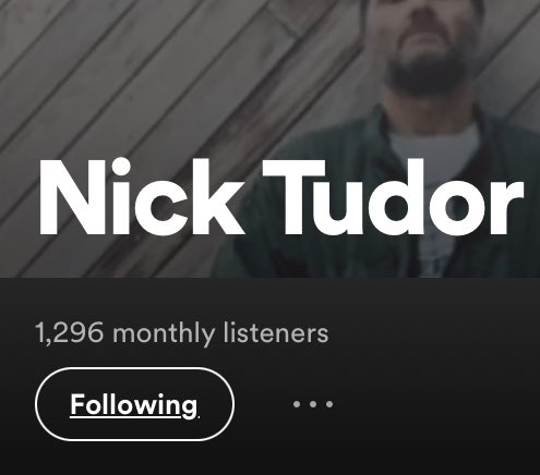 4 more to make 1.3k listeners! Nuts! 🤯
