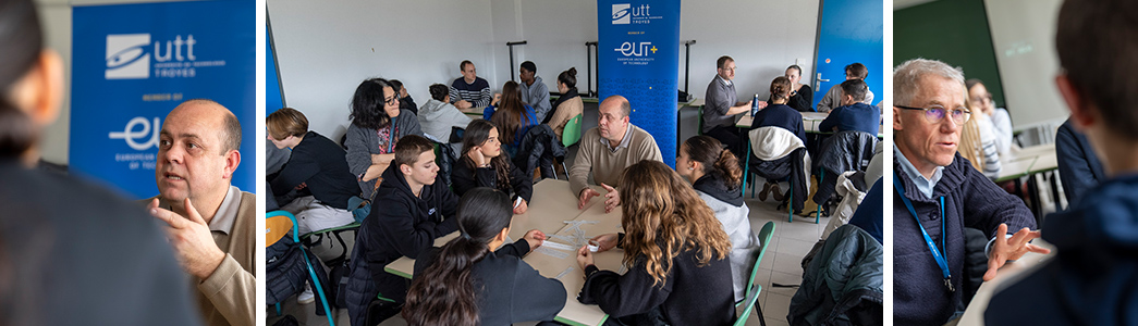 Agréables échanges lors des Rencontres Comètes : speed-meeting entre lycéens et personnels de recherche à l'<a href="/UTTroyes/">UTT à Troyes</a> 
L’occasion pour moi de représenter l’ <a href="/IutTroyes/">IUT Troyes</a>  et le @laboRegards  auprès d’une soixantaine d'élèves venus pour s'informer sur les métiers de la recherche
