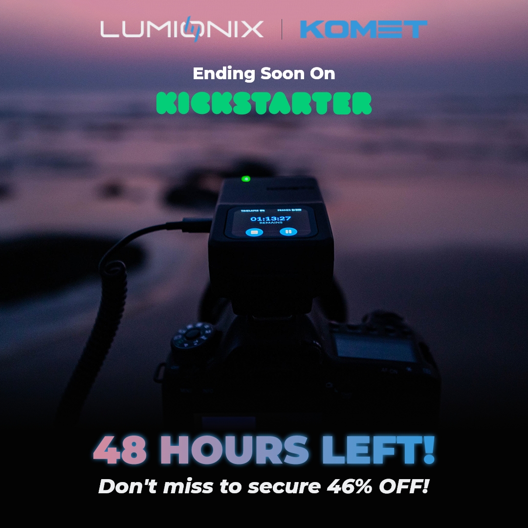 lumionix's tweet photo. 🚨 Final 48-Hour Countdown: Lumionix KOMET Is Almost Gone!  

The final 48 hours of our Kickstarter campaign are here. This is your last call to be part of the KOMET revolution. Exclusive discounts await, so act fast! 👉https://t.co/ch2KdMhvOi https://t.co/vSquChdogO