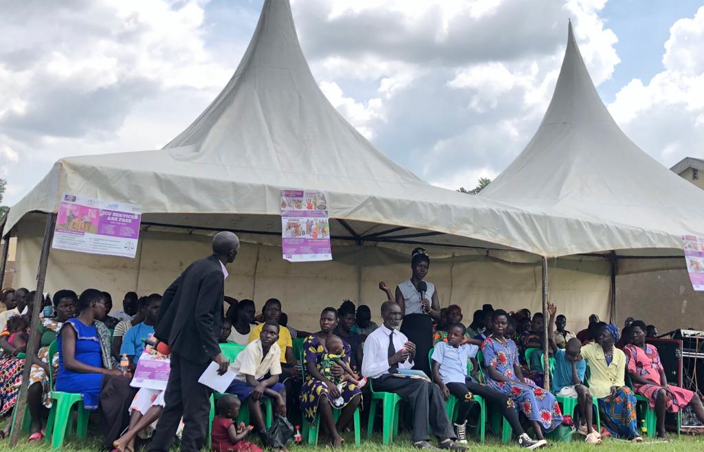 Lira Centre conducts a community baraza at Barapwo Health Centre III, with support from @UNODC_EA. JCU partners with @UNODC_EA to implement a Project titled 'Strengthening Crime Prevention and Criminal Justice in Uganda' in the districts of Lira, Jinja, Mbale, Mubende and Hoima.