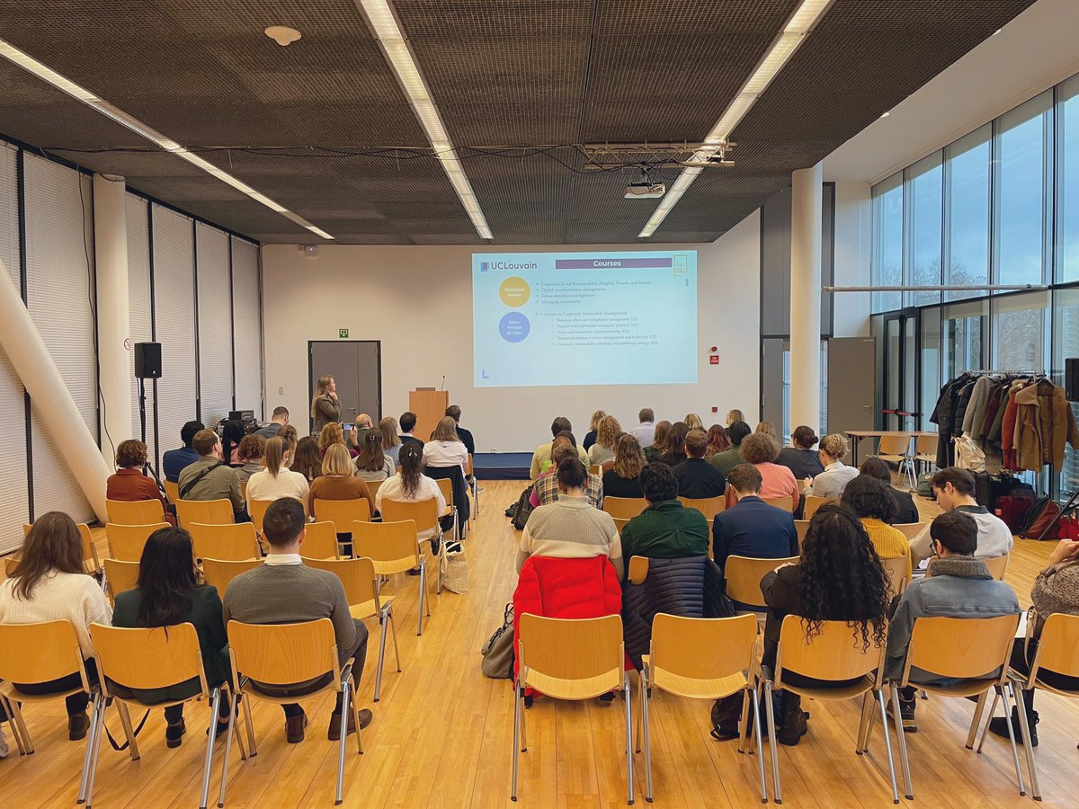 Today @UCLouvain_be and @LsmUcl host the final event of the @CircleU_eu Changemaker Programme. More than 50 students and mentors pushing the boundaries of sustainable entrepreneurship. I am super excited to hear more from the solutions they have been developing 👍🏻