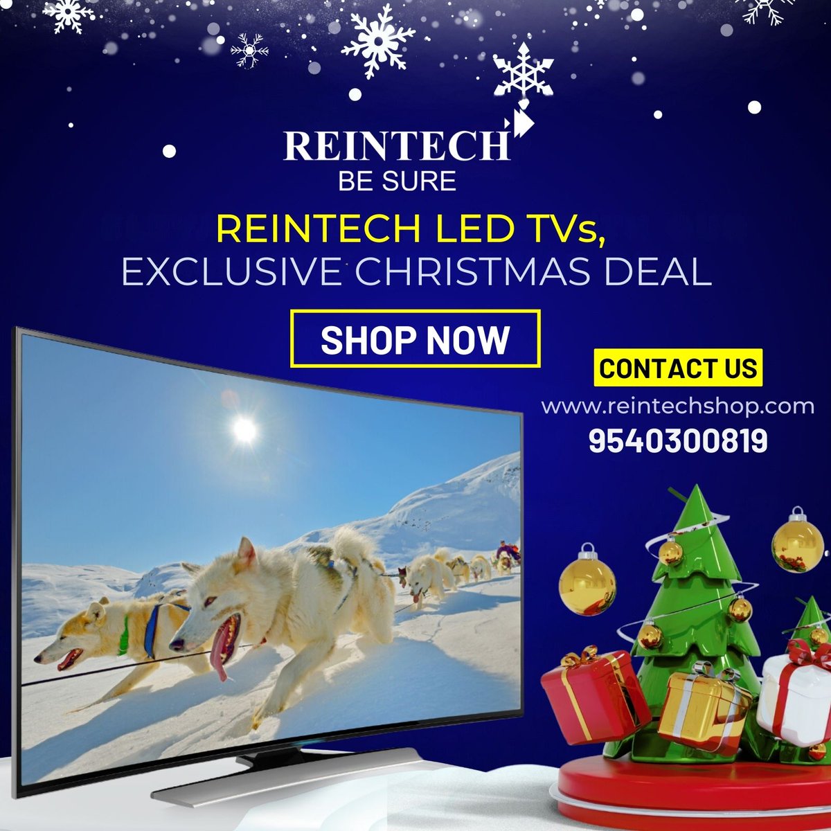 🔥It’s the perfect time to gift yourself something special - Reintech LED TV exclusive #Christmas deal!

GET Rs.500 OFF on Your First Order | USE CODE RTE500 [reintechshop.com]

#Reintech #LEDTV #television #Sale #wintersale #ChristmasDeals #ChristmasShopping #HolidayGifts