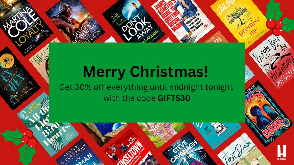 FANTASTIC CHRISTMAS OFFER from my publishers. My Stephanie King books are on offer for ONE DAY ONLY at 30% discount. Go to loom.ly/ahW_ciQ - select your book (or books!) and enter discount code GIFTS30 at checkout. This offer is ONLY for 13th December! Happy Reading!