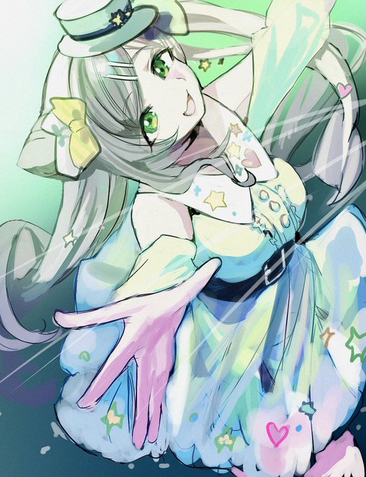 「green dress hair bow」 illustration images(Latest)｜5pages
