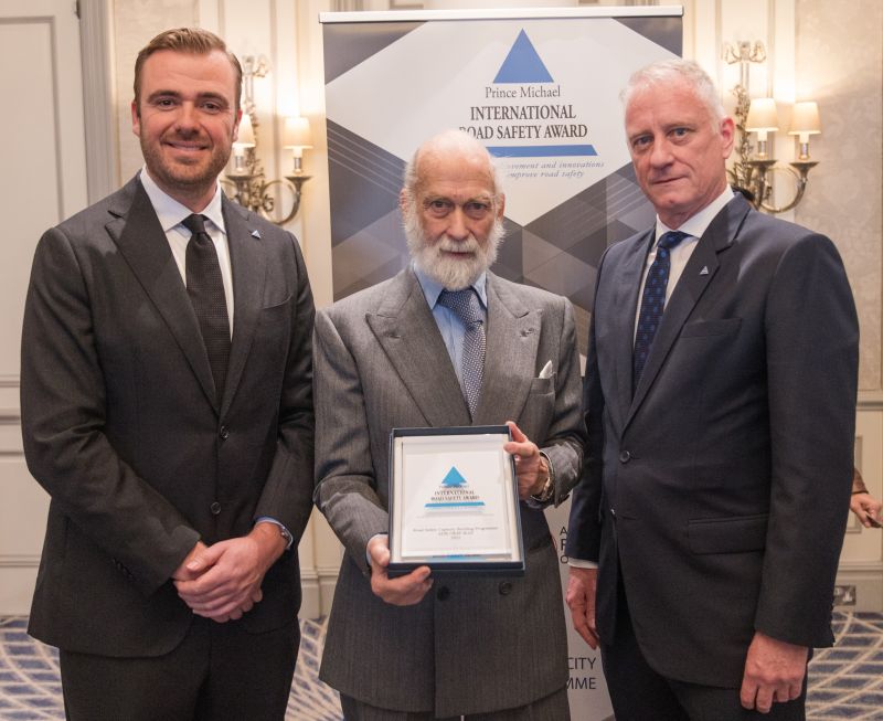 The joint Road Safety Capacity Building initiative of the @grspartnership, @adbtransport, @iRAPSavingLives, @aprsoweb received a Prince Michael International Road Safety Award 2023. Read more here: lnkd.in/eCMpB5vN