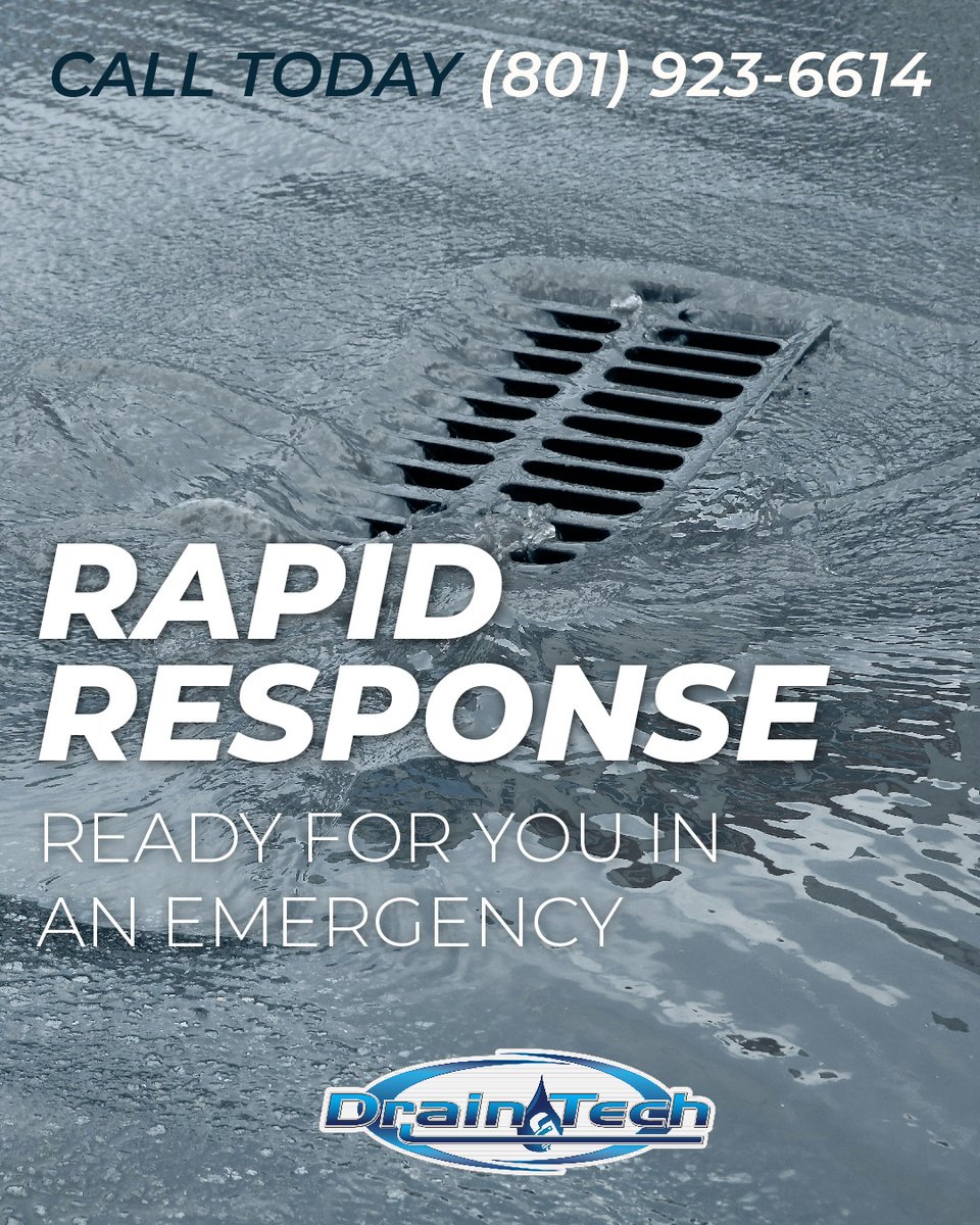 DrainTech3's tweet image. 24/7 Response, because we know what it feels like to be in an emergency.

Serving Northern Utah. Visit draintechplumber.com

#draintech #draincleaning #restaurantdrain #drainclog #cloggeddrain #plumbers