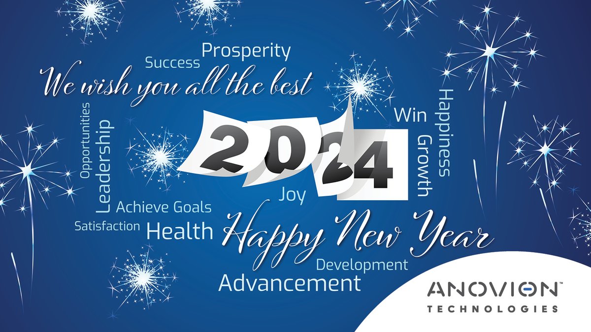 AnovionTech's tweet photo. Anovion Technologies wishes you a Happy New Year! May the new year be filled with great opportunities, promising growth, &amp; excellent health. Here’s to new beginnings &amp; a successful year ahead! https://t.co/t2NV1AMqJg