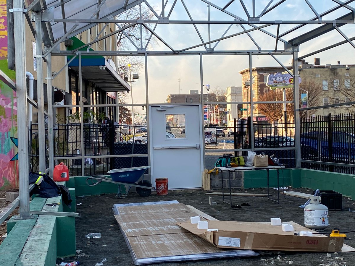 NewarkSAS's tweet photo. We are making great progress with our greenhouse. Thank you to the leadership of Pablo Hernández and David Cruz for volunteering their time and skills to bring this forward. Learn more at https://t.co/Cn6fVbxZQA https://t.co/fT7w7SA5ZS
