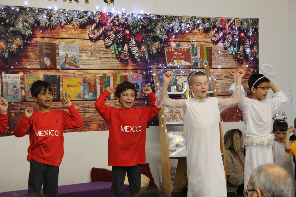 BickleyParkSch's tweet photo. Christmas around the World was the wonderful theme for the #BPSYr1 and #BPSYr2 Nativity. There was some amazing singing, dancing and story-telling about the many world-wide Christmas traditions. #BPSChristmas #BromleyPrepSchools #LondonPrepSchools https://t.co/pdK1CjmkBa