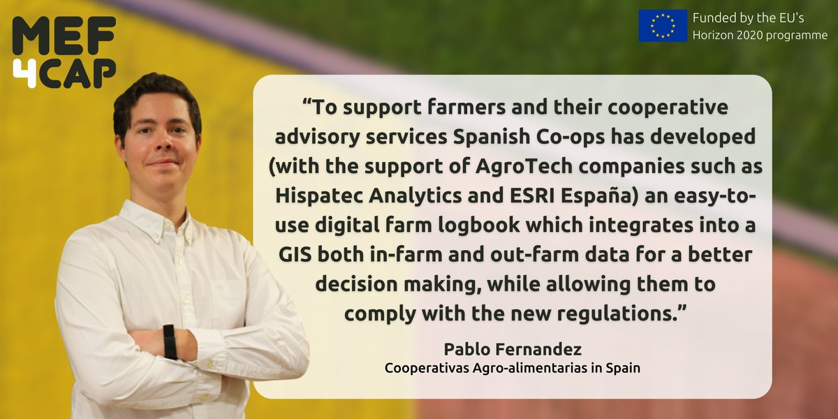 MEF4CAP's tweet photo. @EUAgri Project partners provided an overview of the #MEF4CAP project and shared results from key demonstration cases, including:
📊current data needs and technological solutions
🔎identifying future needs by engaging stakeholders
🧑🌾the importance of lowering the burden on farmers https://t.co/vEbJaEGJU3