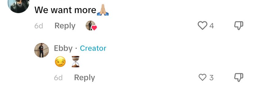 TXT Translations ๐ฌ (@translatingtxt) on Twitter photo ebby (composer of 'tinnitus') on tiktok
"are you guys ready for more? ๐๐"
๐ฌ more with txt ๐ฅ๐๐
๐ค get ready ๐๐งโโ๏ธ๐ซถ๐พ
๐ฌ for more?? ๐๐
๐ค ๐๐ get ready
๐ฌ we want more ๐๐ผ
๐ค ๐โณ
<a href="/TXT_members/">TOMORROW X TOGETHER</a> <a href="/TXT_bighit/">TXT OFFICIAL</a> ebby (composer of 'tinnitus') on tiktok
"are you guys ready for more? ๐๐"
๐ฌ more with txt ๐ฅ๐๐
๐ค get ready ๐๐งโโ๏ธ๐ซถ๐พ
๐ฌ for more?? ๐๐
๐ค ๐๐ get ready
๐ฌ we want more ๐๐ผ
๐ค ๐โณ
<a href="/TXT_members/">TOMORROW X TOGETHER</a> <a href="/TXT_bighit/">TXT OFFICIAL</a>