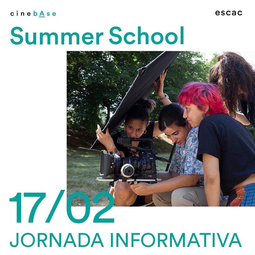 #CineBase | Vols estudiar cinema, però tens dubtes?  Apunta la data de la Jornada de Portes Obertes:  

📅 17 de Febrer  

Imprescindible inscriure's al link de la biografia per confirmar assistència (openhouse.appsescac.com/ca).   

T'hi esperem! 📷 🙌