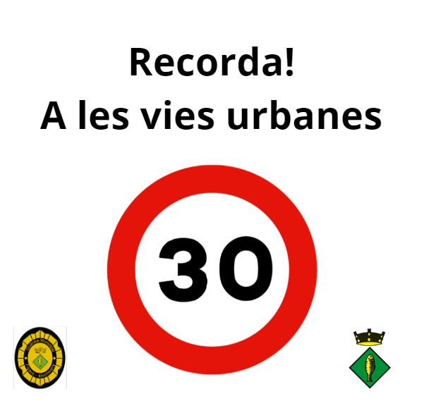 📣Campanya de Control de velocitat de la via urbana
📆 A partir del dijous 14 de desembre
🟢Es farà control per radar, en diversos llocs del municipi, i en aquesta ocasió tant de dia com de nit.