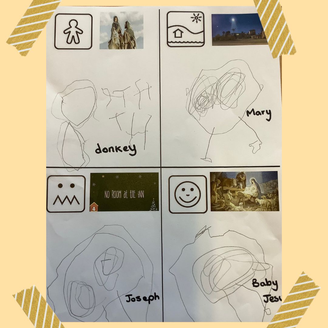We love the wonderful Tales Toolkit stories from @StSimonsSch! Even our littlest learners are crafting Nativity tales, benefiting from mark making's fine motor skills boost and creativity spark. Join us in fostering early literacy joy! #TalesToolkit #MarkMakingMagic