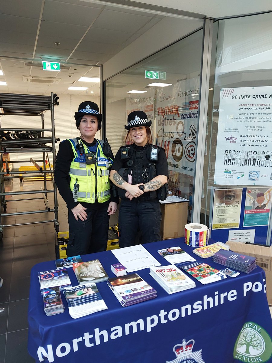 Come down to the Newlands Shopping Centre, Kettering for our Seasonal Crime Prevention Event. Lots of information and potential freebies 👀 Come along and meet some of your Kettering Neighbourhood Policing Team. #PC1482SMITH #PC632ORTON #PCSO7143CHACHULSKA #PCSO7087BROWN