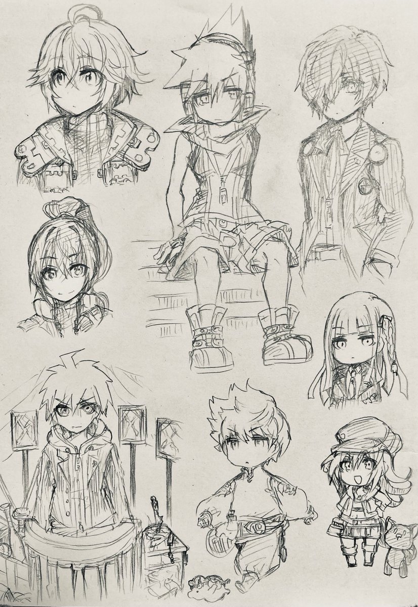 カラオケ内で描いたやつ 