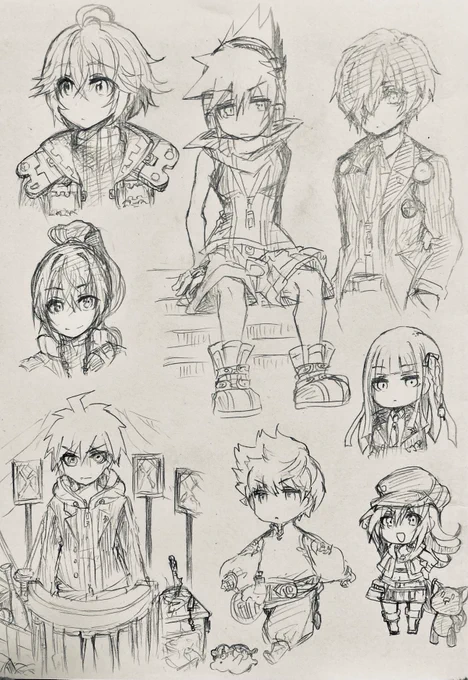 カラオケ内で描いたやつ 
