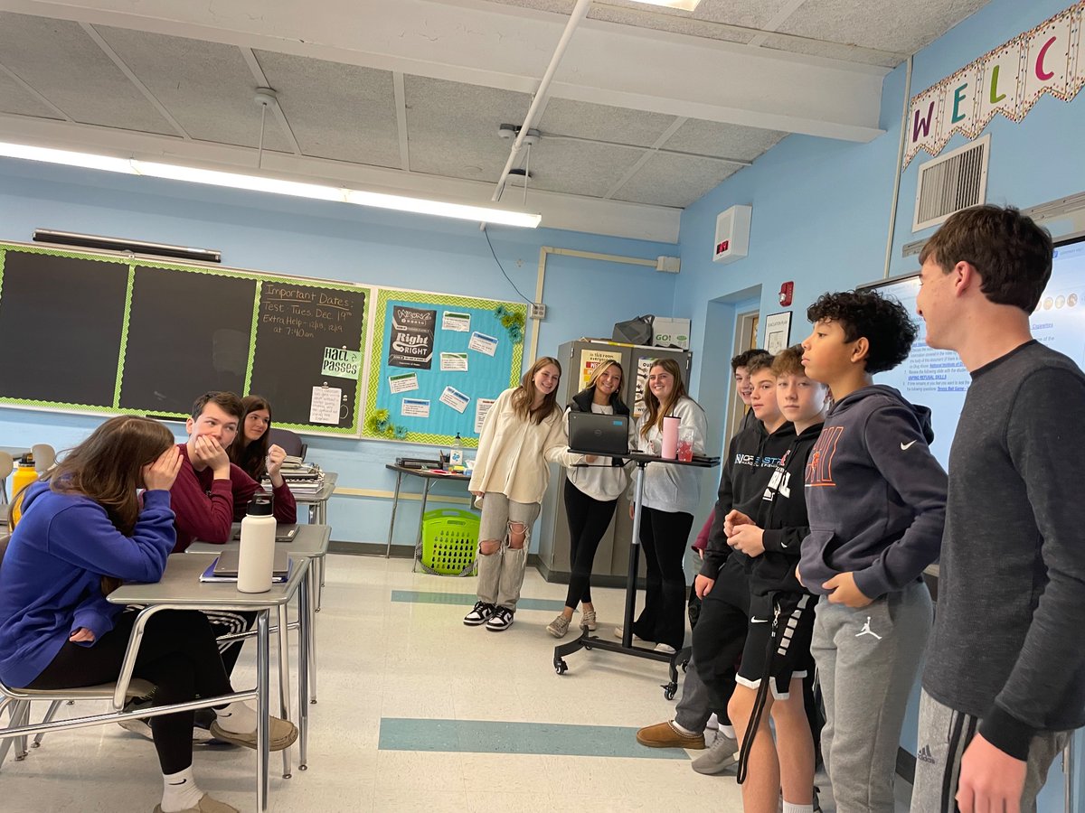 h_engelken's tweet photo. Thank you to Middletown South’s Bottlecappers for speaking to our 8th graders about the dangers of vaping @ThompsonMSpride @MTPSpride https://t.co/PKGZchyfZ5