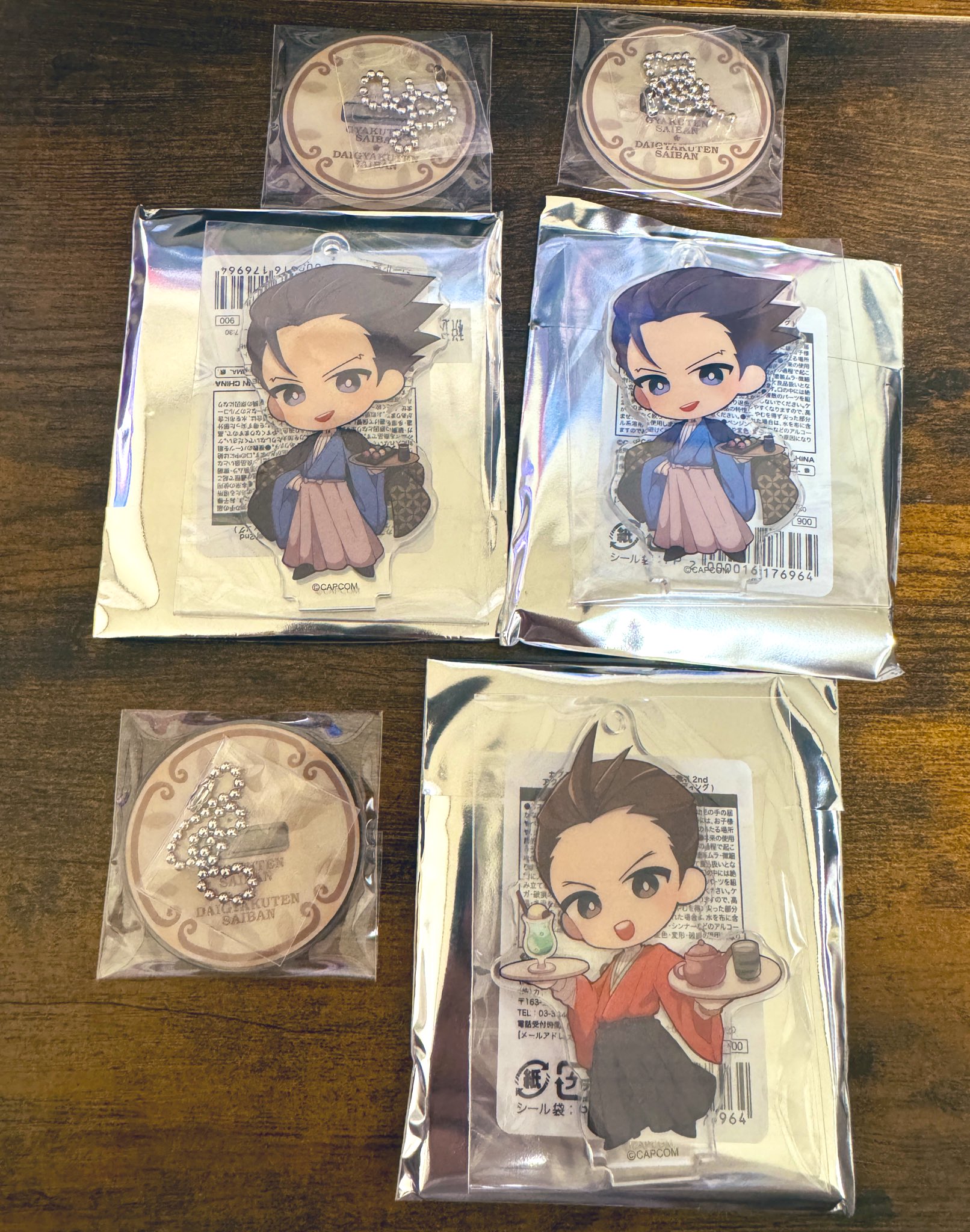 通販超高品質 逆転裁判 大逆転裁判 カプコンカフェ限定 アクスタ