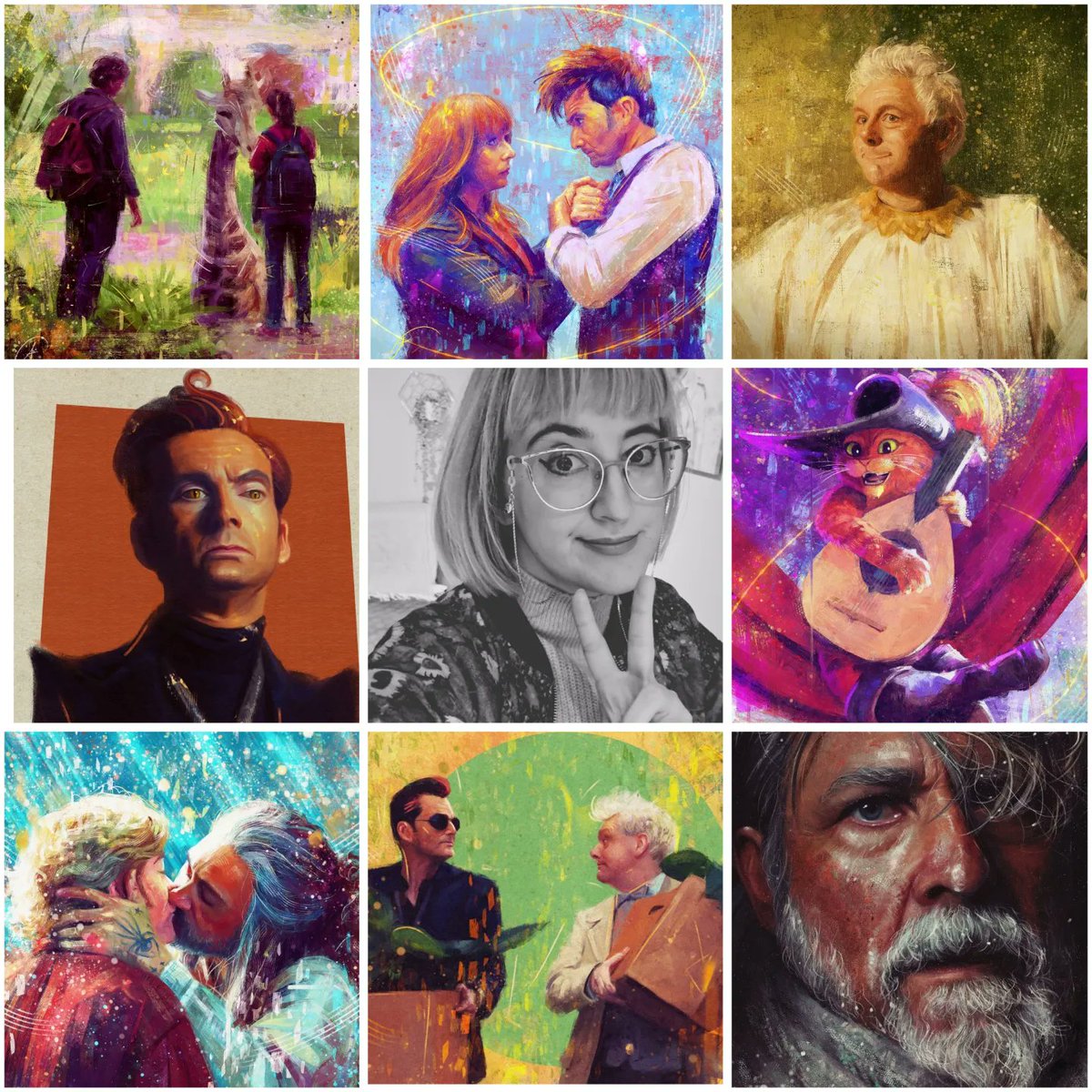 Anyone else feel like someone just pressed fast forward on 2023, cos i can't believe it's mid-December already and we're back at doing the #artvsartist again?? Here's my #artvsartist2023, i always struggle choosing the pieces for this so imma post this before i change my mind xD